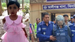 শিশু তাবাচ্ছুম ও আসামি আবু তাহের।